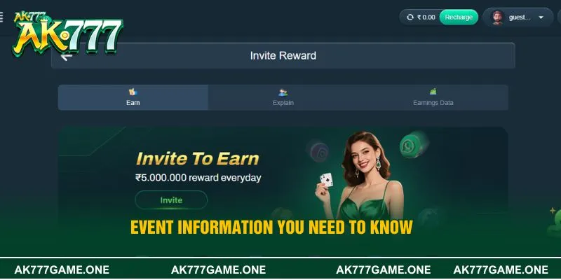 Event information you need to know