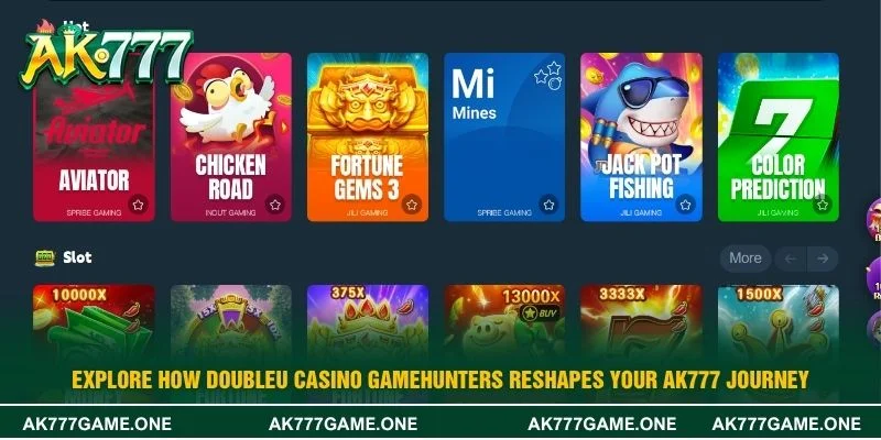 Explore how doubleu casino gamehunters reshapes your AK777 journey