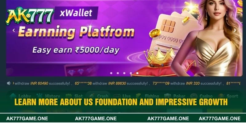 Learn more about us foundation and impressive growth