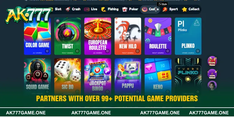 Partners with Over 99 Game Publishers