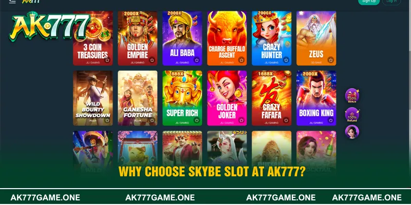Why Choose Skybe Slot at AK777?